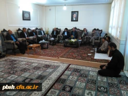 دیدار کارکنان دانشگاه فرهنگیان با خانواده  حاج محمد جواد فیاض جان باخته  فاجعه منا 2