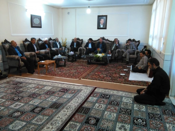 دیدار کارکنان دانشگاه فرهنگیان با خانواده  حاج محمد جواد فیاض جان باخته  فاجعه منا 2