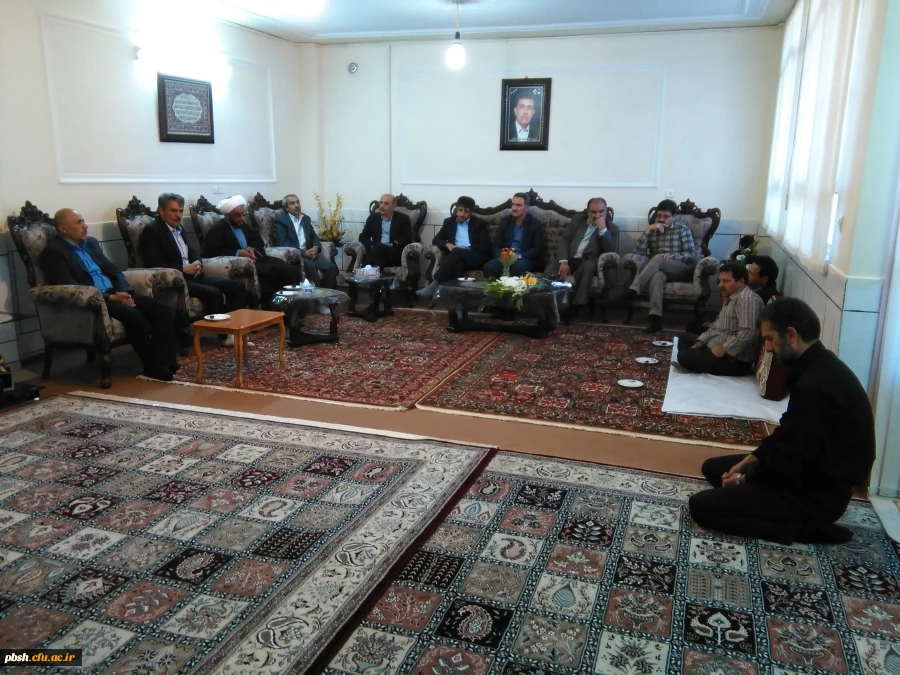 دیدار کارکنان دانشگاه فرهنگیان با خانواده  حاج محمد جواد فیاض جان باخته  فاجعه منا 2