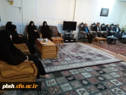 دیدار کارکنان دانشگاه فرهنگیان با خانواده  حاج محمد جواد فیاض جان باخته  فاجعه منا 3