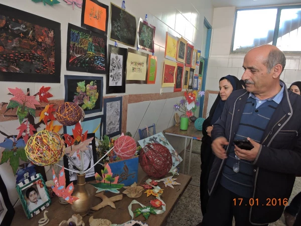 برگزاری ژوژمان آثار هنری دانشجو معلمان پردیس 3