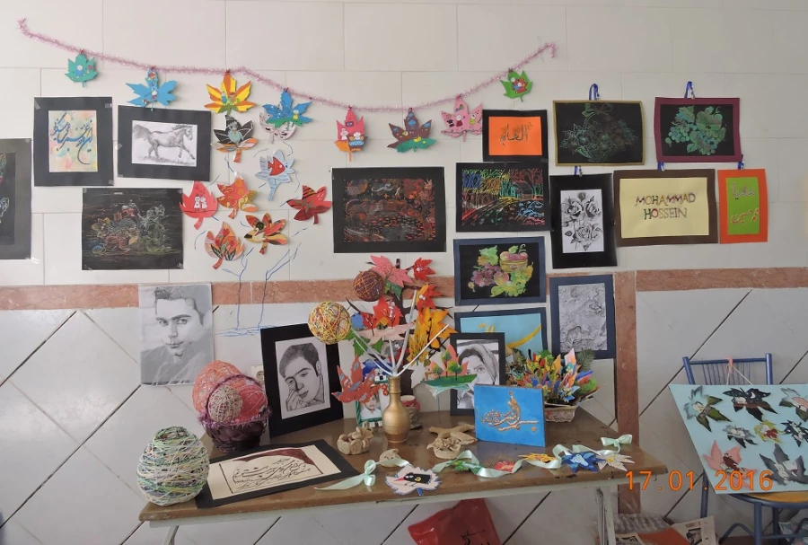 برگزاری ژوژمان آثار هنری دانشجو معلمان پردیس 5