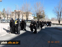 به مناسبت دهه فجر: پیاده روی دانشجو معلمان از پردیس تا بوستان بانوان 4