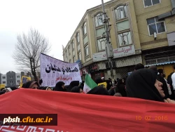 حضور دانشجو معلمان پردیس شهید باهنر در راهپیمایی پر شکوه 22 بهمن 5