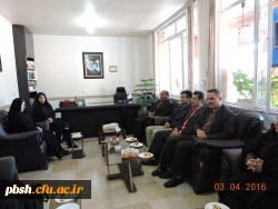 دیدار نوروزی سرپرست پردیس بحرالعلوم شهرکرد از پردیس شهید باهنر 2