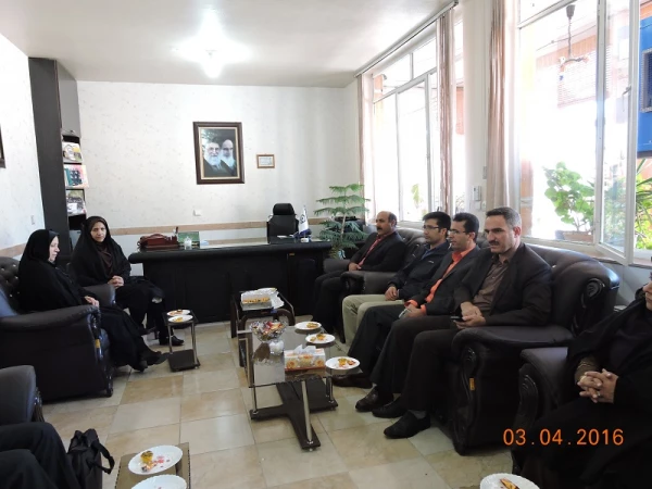 دیدار نوروزی سرپرست پردیس بحرالعلوم شهرکرد از پردیس شهید باهنر 2