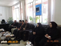 دیدار نوروزی سرپرست پردیس بحرالعلوم شهرکرد از پردیس شهید باهنر 5