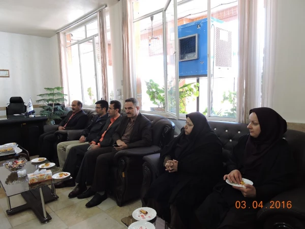 دیدار نوروزی سرپرست پردیس بحرالعلوم شهرکرد از پردیس شهید باهنر 5