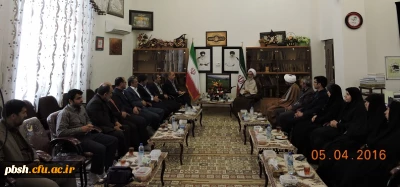دیدار نوروزی مسؤولین دانشگاه فرهنگیان با نماینده ولی فقیه در استان