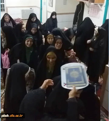 شرکت دانشجو معلمان در مراسم معنوی اعتکاف