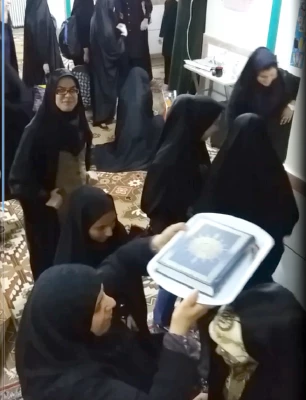 شرکت دانشجو معلمان در مراسم معنوی اعتکاف 3