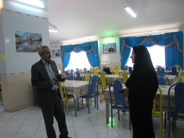 بازدید سرپرست و مسئولین پردیس شهید باهنر شهرکرد از خوابگاه شبانه روزی 2