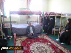 بازدید سرپرست و مسئولین پردیس شهید باهنر شهرکرد از خوابگاه شبانه روزی 5