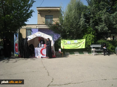 برپایی چادر سلامت به مناسبت هفته خوابگاه ها