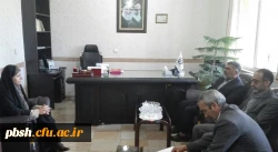 حضور جناب آقای  ماجدی نیا سرپرست دفتر مرکزی حراست در پردیس شهید باهنر 3