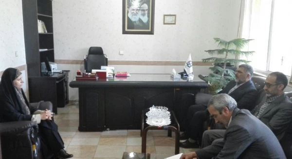 حضور جناب آقای  ماجدی نیا سرپرست دفتر مرکزی حراست در پردیس شهید باهنر 3