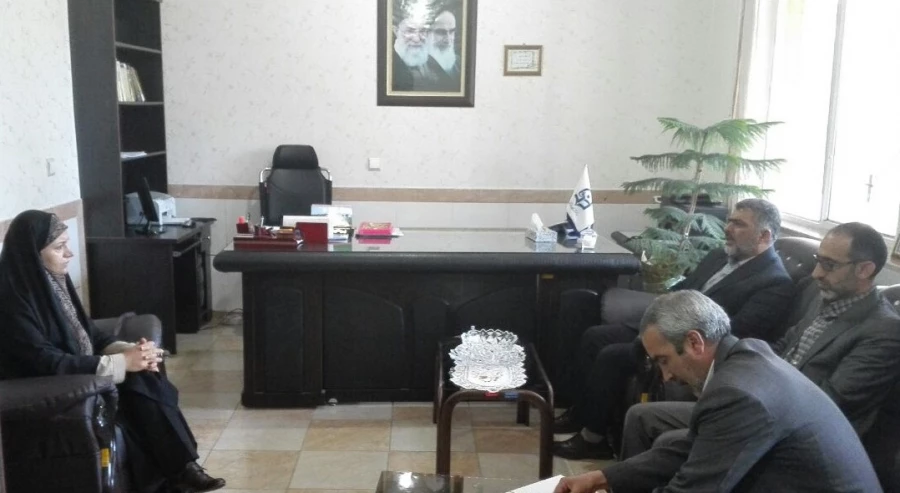 حضور جناب آقای  ماجدی نیا سرپرست دفتر مرکزی حراست در پردیس شهید باهنر 3