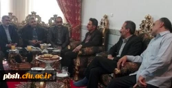 حضور جناب آقای  ماجدی نیا سرپرست دفتر مرکزی حراست در پردیس شهید باهنر 4