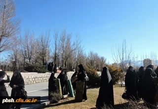 پیاده روی به مناسبت هفته خوابگاه ها