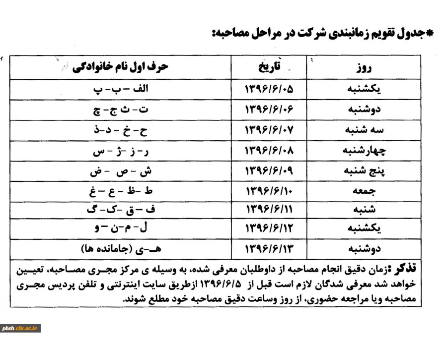 مصاحبه داوطلبان ورود به دانشگاه فرهنگیان 3