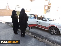 بازدید هلال احمر از اتاق هلال احمر پردیس باهنر