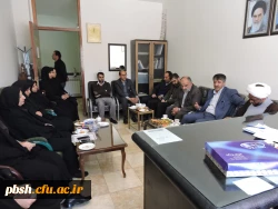 نشست صمیمانه مدیریت امور پردیس های استان و کارکنان پردیس بحر العلوم در پردیس شهید باهنر 3