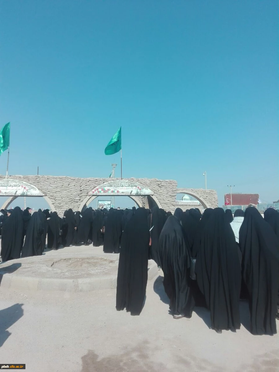 حضور جمعی از دانشجو معلمان دانشگاه فرهنگیان پردیس شهید باهنر شهرکرد در اردوی راهیان نور مناطق جنوب 5