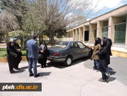 بازدید مشاور رییس دانشگاه فرهنگیان  از پردیس شهید باهنر 8