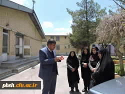 بازدید مشاور رییس دانشگاه فرهنگیان  از پردیس شهید باهنر 7