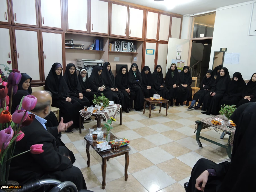 دیدار دانشجومعلمان با خانواده شهید مدافع حرم محمد حسن قاسمی