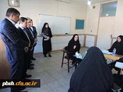 بازدید جمعی از مسئولان اداره کل آموزش و پرورش استان از روند مصاحبه پذیرفته شدگان آزمون استخدامی اداره کل آموزش و پرورش استان 3