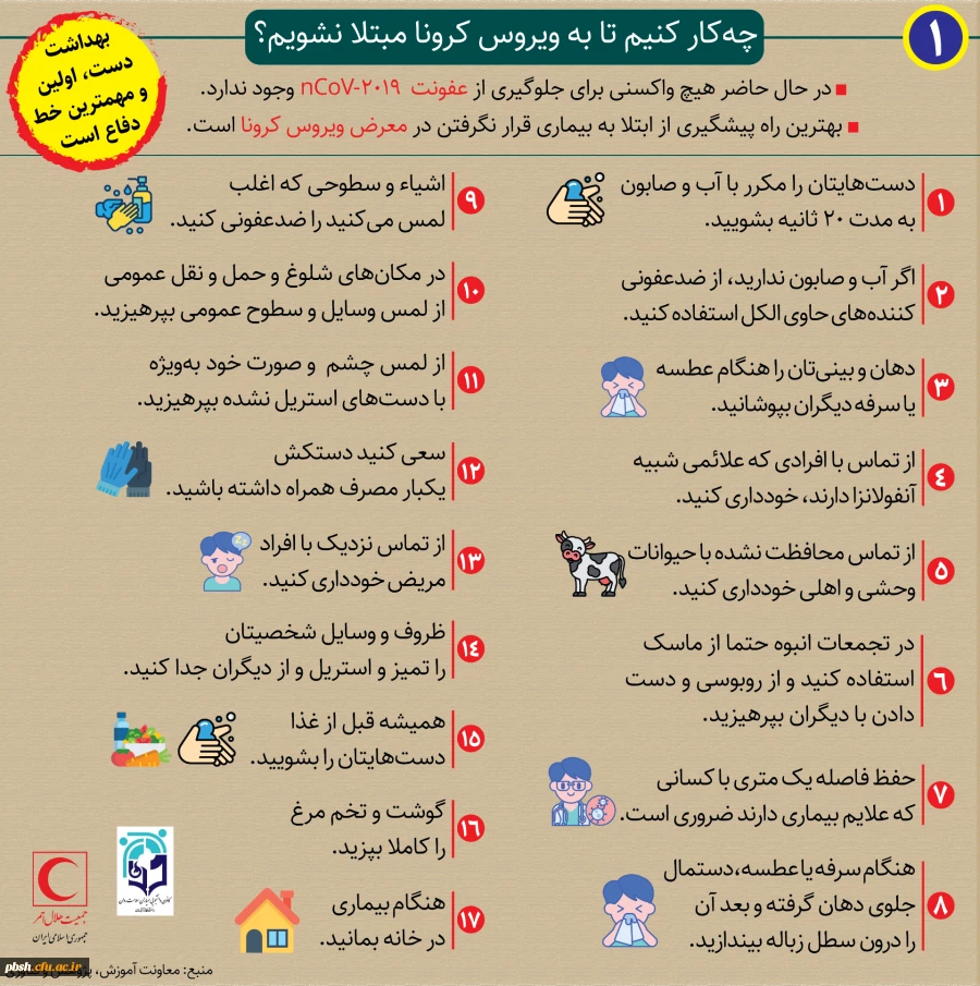 پیشگیری از ویروس کرونا 3