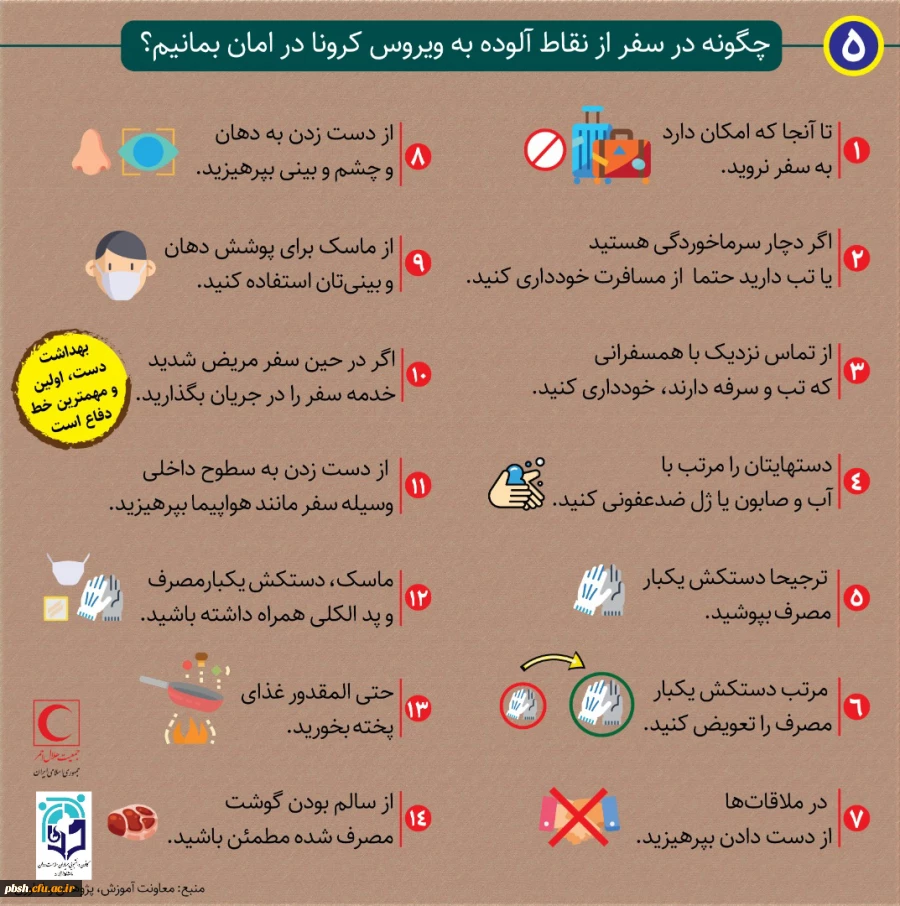 پیشگیری از ویروس کرونا 9