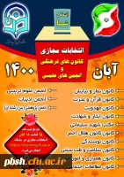 اسامی کاندیداهای کانون های فرهنگی و انجمن های علمی پردیس شهید باهنر آبانماه 1400 4