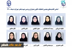 اسامی نامزدهای پنجمین دوره انتخابات کانون همیاران بهداشت و سلامت جسم و روان پردیس شهید باهنر شهرکرد 2