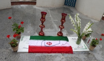 آیین رونمایی از سنگ مزار جدید شهید گمنام دانشگاه فرهنگیان قزوین